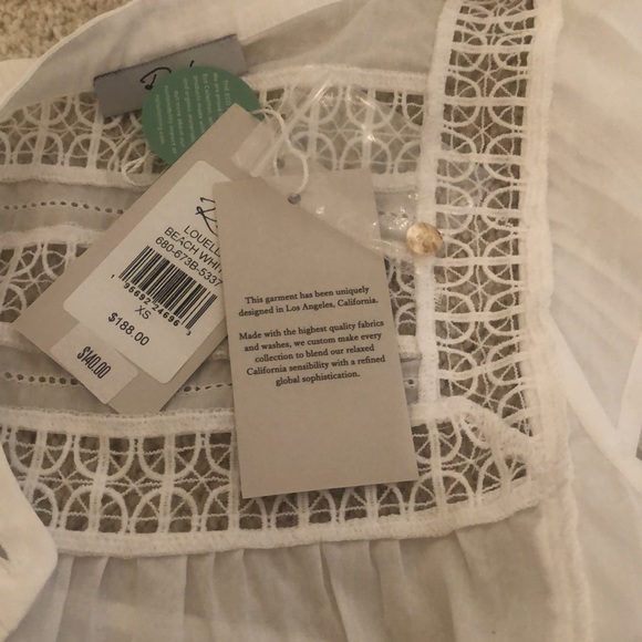 Rails Luella Cotton Shirt Flutter Sleeves - Picture 5 of 5